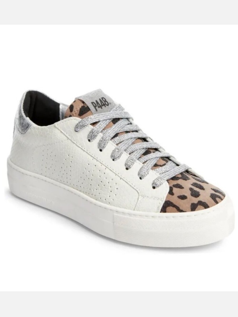 P448 Thea Python Roccia Platform Sneakers Size 39 - Picture 1 of 8